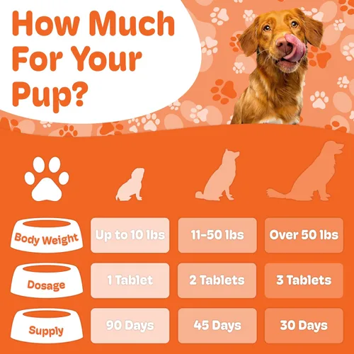 Vista 6 de Boneo Fórmula de mantenimiento canino - Suplemento para huesos y articulaciones a base de lactoferrina para perros, 90 tabletas masticables, sabor a