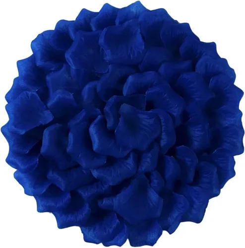 Vista 17 de ATFL Pétalos de rosa negros de 0.9 libras, 5000 pétalos de flores falsas negras para bodas, pétalos de flores para noche romántica para él, pétalos