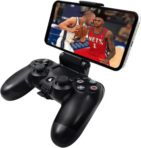 Vista 2 de Paquete de 2 soportes de soporte de soporte de clip de teléfono para controlador inalámbrico PS compatible con controlador PS
