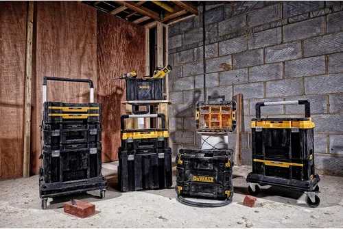Vista 8 de DEWALT DWST1-71196 Cajas de herramientas-TOUGHSYSTEM & TSTAK, negro/plateado