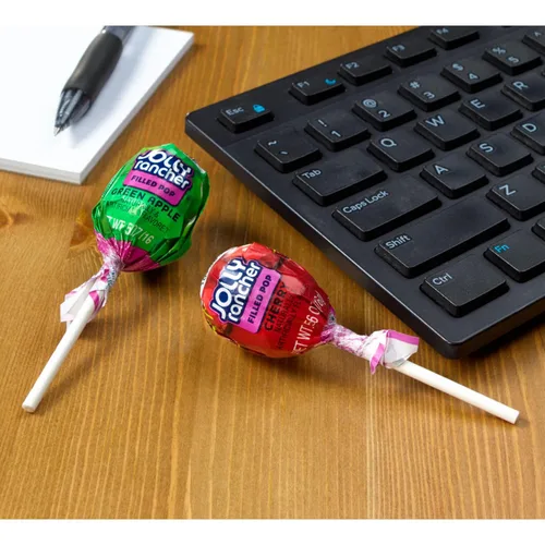 Vista 5 de JOLLY RANCHER Filled Pops Surtidos - Caja de dulces con sabor a fruta variada, 56 onzas (100 piezas)