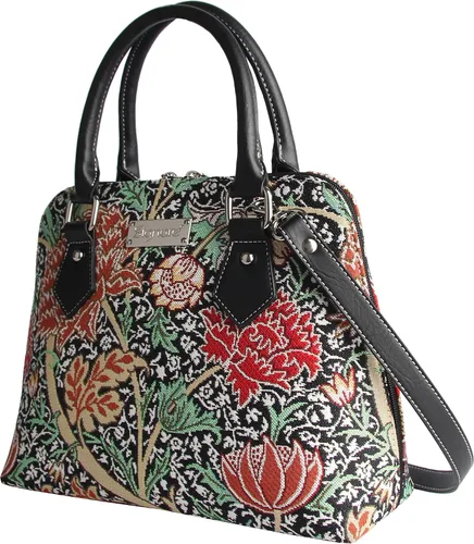 Vista 3 de Signare Tapiz de mano y bolso de hombro para mujer, bolso cruzado de moda para mujer, bolso de cartera para mujeres, niñas y adolescentes