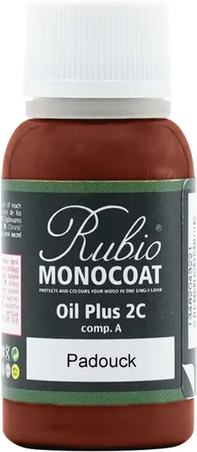 Vista 18 de Rubio Monocoat Muestra de Tinte y Acabado para Madera - Niebla 5% Aceite Plus Parte A Aceite de linaza para madera de secado rápido y ecológico