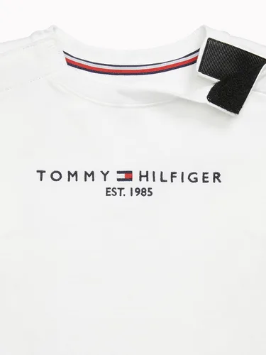 Vista 3 de Tommy Hilfiger Sudadera adaptativa para niña con cierre de velcro en los hombros