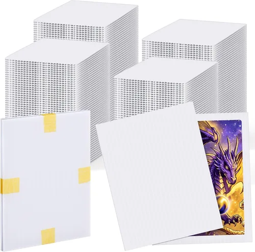 Vista 8 de Fuutreo 100 protectores de envío de tarjetas intercambiables de 3.5 x 4.5 pulgadas, suministros para correo, insertos de plástico precortados