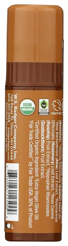 Vista 2 de Badger, Bálsamo labial cremoso de cacao, 0.25 onzas