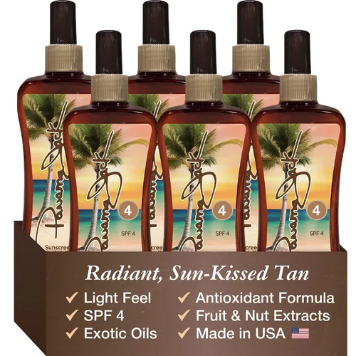 Vista 12 de Panama Jack Trophy Suntan Oil Spray, SPF 0, 5.5 onzas (paquete de 1)