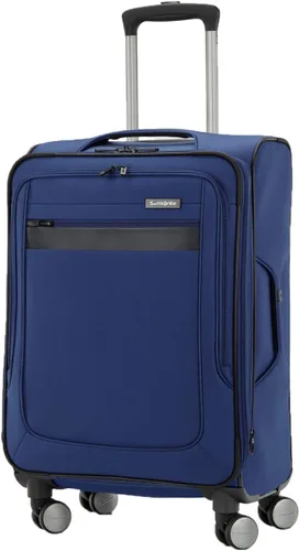 Vista 2 de Samsonite Ascella 3.0 Softside - Maleta expandible con ruedas giratorias, Sapphire Blue, Ascella 3.0 Softside - Maleta expandible con ruedas