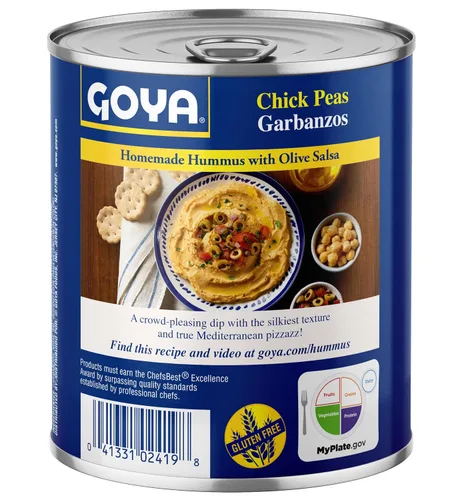 Vista 4 de Goya Foods - Guisantes de garbanzo, 29 onzas (paquete de 12)