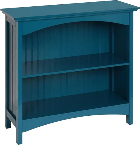 Vista 9 de eHemco Estantería de 2 niveles con 2 soportes arqueados, 29 pulgadas, gris