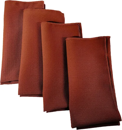 Vista 92 de LA Linen Paquete de 10 servilletas de popelina de poli, servilletas de tela suave, servilletas lavables y reutilizables, servilletas de mesa