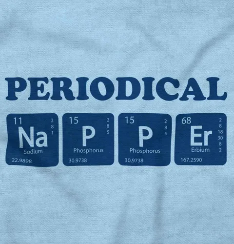 Vista 2 de Periodical Napper Science Nerd - Camiseta para niño y niña
