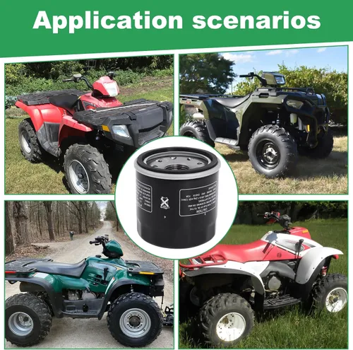 Vista 7 de 2520799 - Filtro de aceite compatible con Polaris Sportsman 500 450 400 335 Ranger 400 500 Scrambler 500 Trail Boss 330 Trailblazer 330 Magnum 325