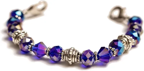 Vista 11 de Pulsera elástica de alerta médica, pulsera de identificación médica de repuesto intercambiable, etiqueta de identificación no incluida, cristales