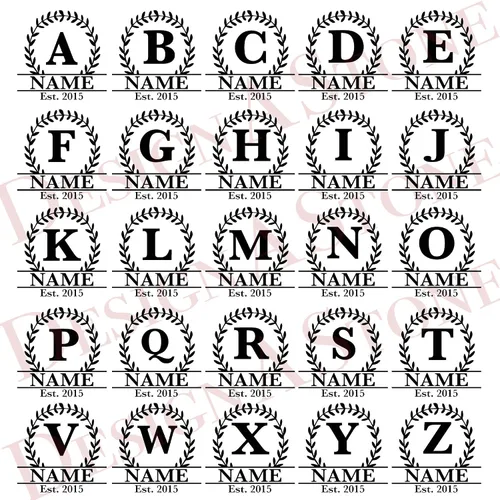 Vista 9 de Monograma de piedra grabada personalizada con nombre establecido para jardín, roca de paisaje, color gris, 15 pulgadas de ancho x 15 pulgadas de alto