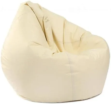 Vista 6 de Koolouispoper Lazy BeanBag - Sillas individuales para sofá sin relleno, color sólido, impermeable, Oxford, puf, puff puff para sofá tatami