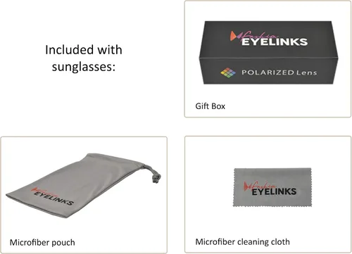 Vista 3 de PZ - Gafas de sol polarizadas para mujer para cubrir sobre gafas graduadas con protección UV