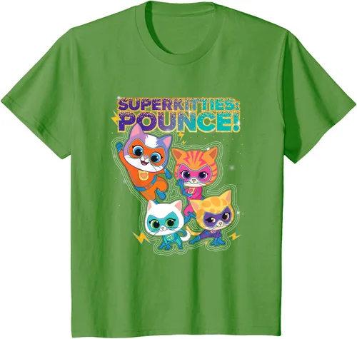 Vista 49 de Disney Junior SuperKitties Pounce! Camiseta de equipo completo, talla S