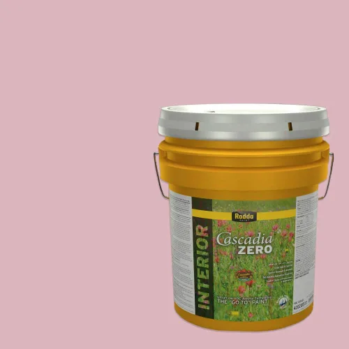 Vista 2 de Rodda Paint CASCADIA ZERO - Pintura satinada e imprimación para interiores en uno, 1 galón, Lady Flower Flor de señora