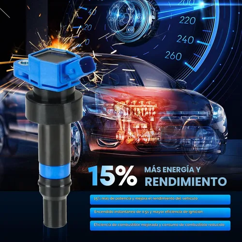 Vista 5 de Bobina de encendido 4PCS para Hyundai Accent, para Kia Soul, solo para NA