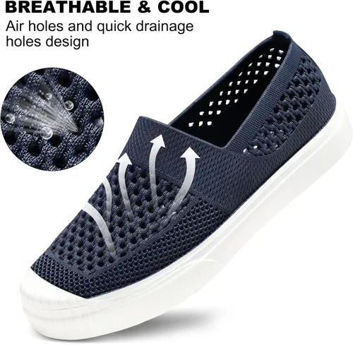 Vista 2 de Women Water Shoes Garden Clogs Quick-Dry Water Gardening Shoes for Lightweight Breathable Beach Sandals for Swim