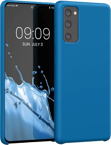 Vista 300 de kwmobile Funda compatible con Samsung Galaxy S9 - Funda de silicona TPU con acabado suave - Blue Reef