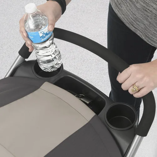 Vista 6 de Chicco Viaro Travel System, Viaro - Cochecito de plegado rápido con asiento y base KeyFit 30, Apex/negro
