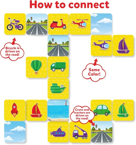 Vista 5 de Skillmatics Connectors - Divertido juego familiar de conexiones inteligentes