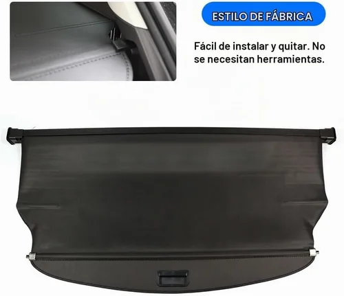 Vista 2 de Cubierta de carga para accesorios Hyundai Tucson 2016-2020 2021, protector de sombra para maletero trasero Cubierta de la sombra del maletero