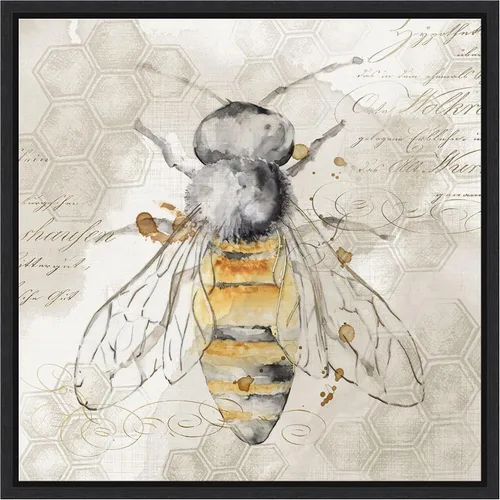 Vista 18 de Amanti Art Lienzo enmarcado para pared, 16 x 16 pulgadas, abeja reina II por Eva Watts, lienzo enmarcado para pared, obras de arte de animales