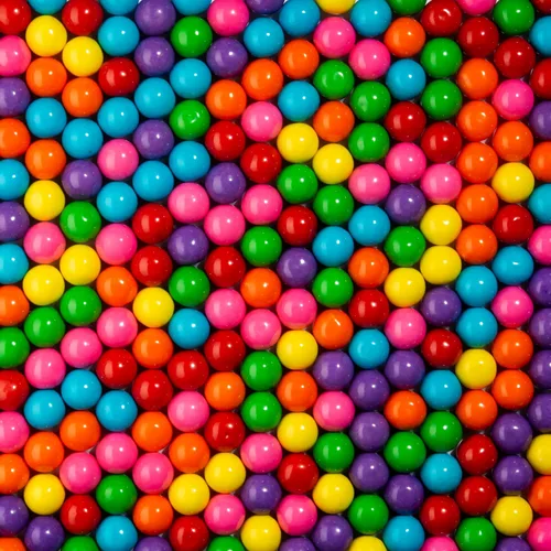 Vista 8 de Candy Envy - Bolas de chicle surtidas - 1 pulgada - Aproximadamente 113 por bolsa de 2 libras - Caramelos surtidos a granel - Hecho en América
