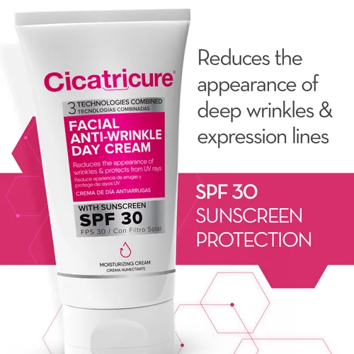 Vista 2 de CICATRICURE Crema Antiarrugas de Día, SPF 30 , 1.5 fl oz.