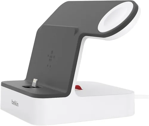 Vista 7 de Belkin Powerhouse - Base de carga para Apple Watch y base de carga para iPhone, Negro