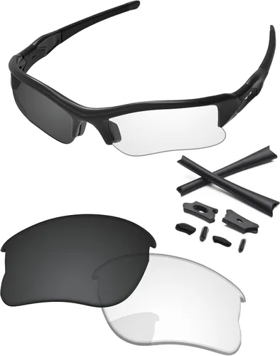 Vista 34 de Lentes de repuesto y kits de goma para gafas de sol Oakley Flak Jacket XLJ OO9009 2.480 in