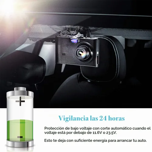 Vista 2 de Dash Cam Hardwire Kit Micro USB 12V-24V a 5V Car Dash Camera