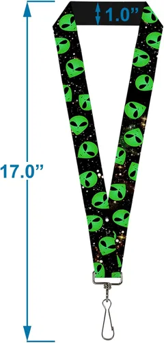Vista 3 de Buckle-Down Cordón-1.0"-Cabeza de Aliens Scattered Galaxy2verdenegro