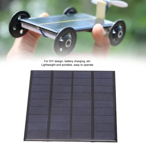 Vista 4 de Cargador de panel solar de polisilicio de 9V 2W (sin función de almacenamiento de energía) para lámpara solar de césped, lámpara de pared