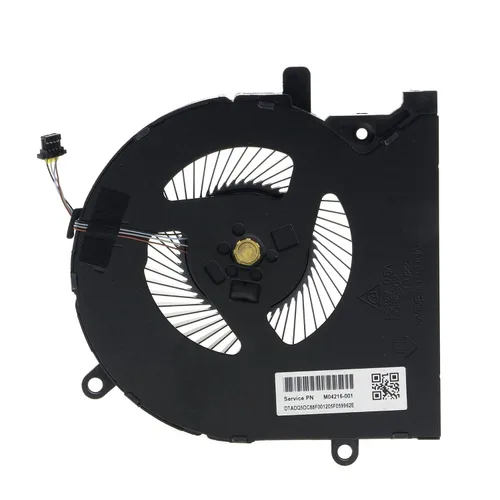 Vista 4 de M04215-001 M04216-001 CPU+GPU Reemplazo del ventilador de refrigeración para HP OMEN 15-EK ND8CC02-19J22 M04217-001 ND85C27-19J25 ND85C27-19J22 DC12V