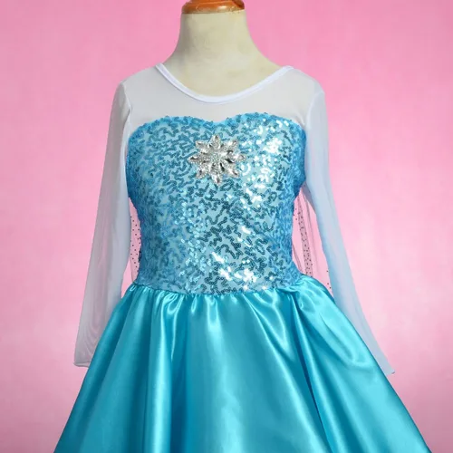 Vista 4 de Dressy Daisy Toddler Little Girls' Ice Princess Dress Costume Birthday Halloween Christmas Fancy Party Dresses