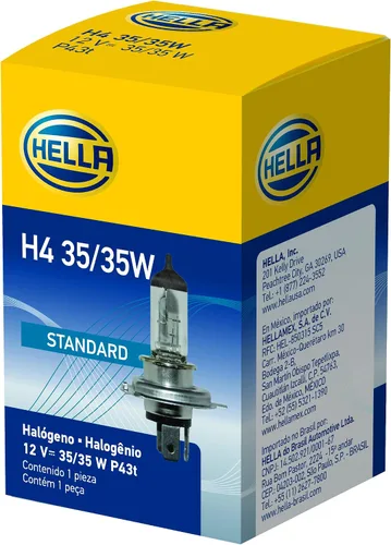 Vista 2 de Hella H4 35/35W Bombilla halógena estándar, 12 V