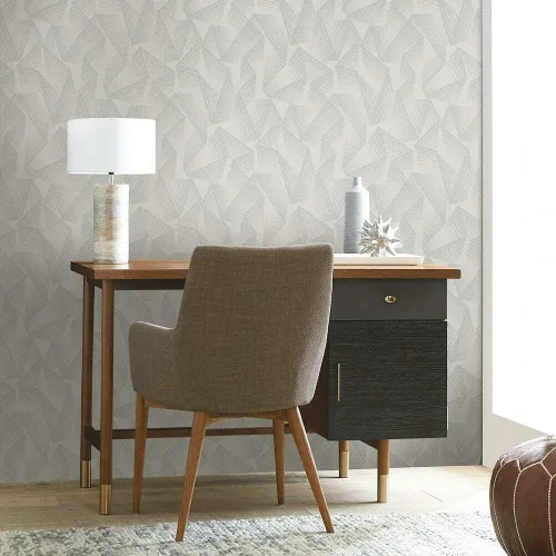 Vista 2 de RoomMates RMK11556WP - Papel tapiz de aceleración gris metálico, muestra