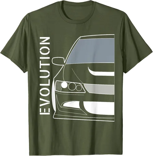 Vista 51 de Camiseta Evo 8 Design Turbo JDM Classic Legends, Negro, S
