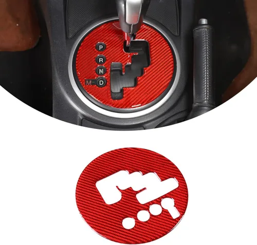Vista 8 de Adhesivos de fibra de carbono suave para engranajes de control de automóvil, cubierta protectora para moldura de marco, marco de engranajes