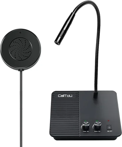 Vista 10 de CallToU Sistema de intercomunicación de altavoz de ventana para escritorio