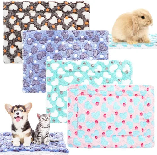 Vista 6 de Jetec 4 Piezas Almohadillas para Orina de Conejillo de Indias Lavables 10 x 11 Pulgadas Almohadillas de Cama de Conejillo de Indias Camas de Felpa