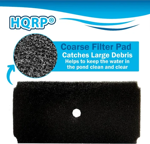 Vista 3 de HQRP Prefiltro azul y negro para posavasos Sunterra 320106