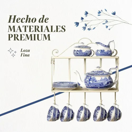 Vista 4 de Spode Blue Italian Sets (juego de 12 piezas)