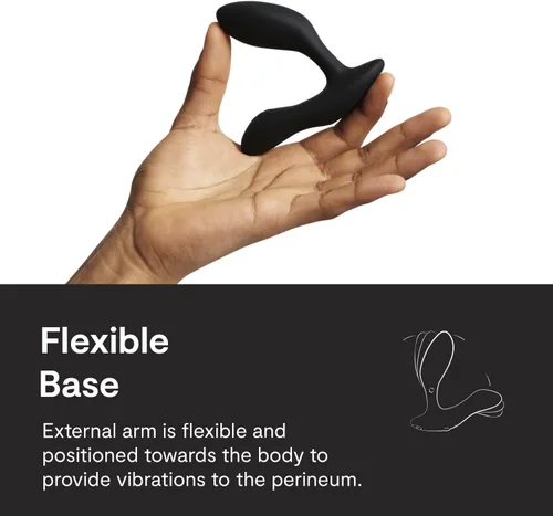 Vista 3 de We-Vibe Vector+ Juguete sexual para adultos, juguete sexual vibratorio para adultos Masajeador de perineo y próstata de silicona Aplicación