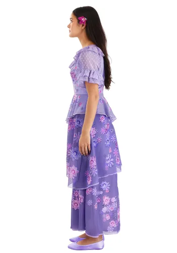 Vista 3 de Disfraz Disney Encanto Isabela para Mujer Multicolor