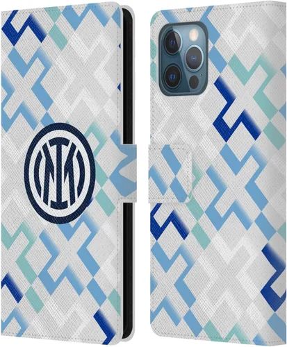 Vista 64 de Head Case Designs Officially Licensed Inter Milan Away 2025/26 Crest Kit Leather Wallet Case Compatible with Apple iPhone 11
